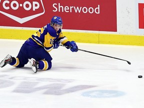 Kyle Crnkovic scored two goals during Saturday's win over Medicine Hat.