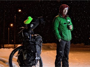 Prior to becoming the Saskatchewanderer, Gomez created a project called Bike and Bass Tours where he cycled across the province. He's planning on incorporating some of the skills he learned into his new role. PHOTO COURTESY OF SASKATCHEWAN MINISTRY OF PARKS CULTURE AND SPORT.