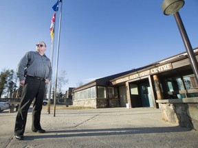 Ron Woytowich, the executive director of the Kikinahk Friendship Centre in La Ronge, outside the Friendship Centre on Thursday, April 21, 2016. (Saskatoon StarPhoenix).