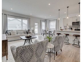 A new show suite has opened at the Terramont, the inviting bungalow townhome community developed by North Ridge Development Corporation at 2-310 Evergreen Boulevard. The 1,206 square foot bungalow offers a bright and spacious open concept floor plan. Photo: Scott Prokop Photography