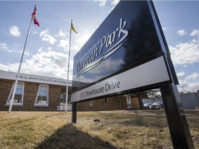 The Rural Municipality of Corman Park building is seen on Pinehouse Drive in Saskatoon on April 12, 2016.