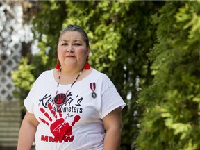 Darlene Okemaysim-Sicotte is co-chair of Saskatoon group Iskwewuk E-wichiwitochik, which has been supporting families of missing women for nearly two decades.