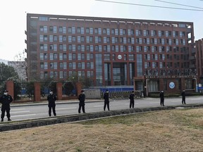 Wuhan Institute of Virology in Wuhan, in China's central Hubei province.