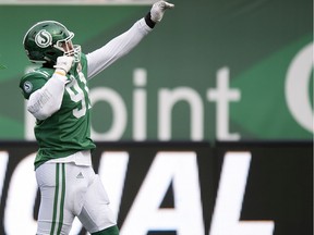 Saskatchewan Roughriders defensive end Chad Geter is retiring from football to pursue a career in the United States Air Force.
