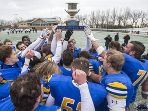 The last time the Saskatoon Hilltops hoisted the Paul Schwann Memorial Cup was back in 2019 following a victory over the Edmonton Huskies in the Prairie Football Conference championship game at SMF field in Saskatoon on Sunday, October 27, 2019.