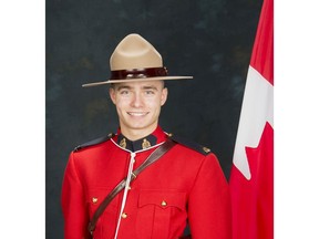 Const. Shelby Patton of the RCMP, who was killed on duty in Wolseley, Sask., on June 12, 2021. According to the RCMP Patton was struck by a vehicle reported stolen from Manitoba after he had pulled it over. Photo courtesy RCMP.