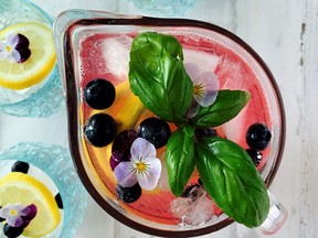 Blueberry basil lemonade (Renee Kohlman)
