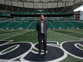 Saskatchewan Roughriders president-CEO Craig Reynolds, shown at Mosaic Stadium, is navigating the community-owned CFL team through various challenges presented by COVID-19.