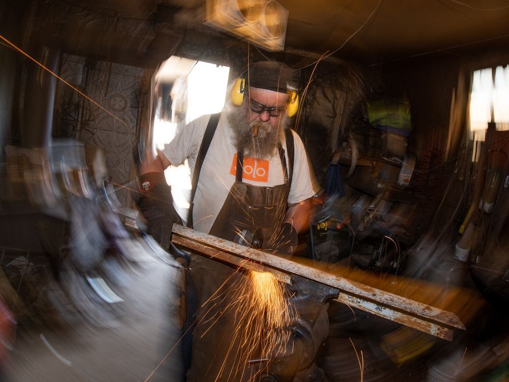 Ric Pollock turns scrap into sculpture in smalltown Saskatchewan