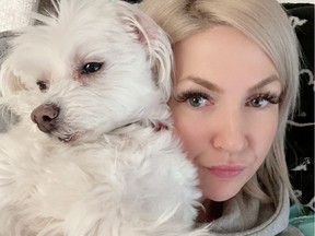 Melissa Buggs and her late dog, Jake. (Melissa Bugs)
