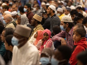 The Saskatoon Islamic community celebrates Eid-Al-Adha at Prairieland Park.