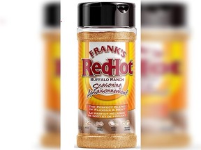 The Canadian Food Inspection Agency reported on July 27, 2021 that McCormick Canada has issued a voluntary recall of 153 gram bottles of Frank's RedHot Buffalo Ranch Seasoning due to possible salmonella contamination.