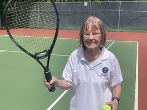 Lois Morrison, 89, has been a member of Saskatoon's Riverside Badminton and Tennis Club since 1954, serving as a past club manager, president, treasurer and board member. Morrison has also been actively involved in Girl Guides, Christ Church and the yoga community, still teaching yoga in her late 80s.