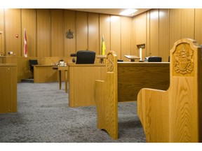 A Saskatoon Queen's Bench courtroom