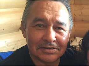 lack Lake Denesuline First Nation Chief Archie Robillard. Robillard died August 5, 2021 at the age of 60. (Facebook: Chief Archie Robillard)