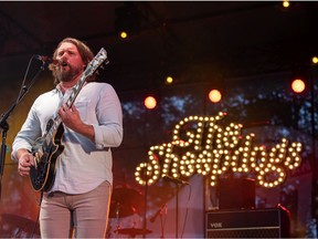 The Sheepdogs perform on opening night of the SaskTel Jazz Festival at the Bessborough Gardens.