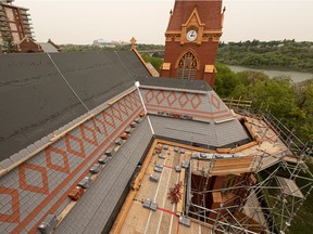 Renovations on St. John's Anglican Cathedral on Spadina Crescent that began 12 years ago are nearing completion.