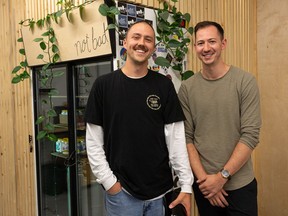 Long-time friends Brady Plett and Nick Allard opened Saskatchewan's newest and smallest brewery, Not Bad Brewing, in Riversdale in May. The brewery with a light-hearted name offers their own unique brews.