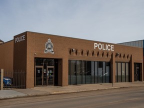 The Prince Albert Police station.
