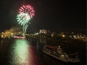 Thousands of Saskatoon residents flocked to the annual Nutrien Fireworks Festival in 2018.