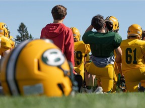 The Aden Bowman football team hit the field for their first practice of the year on Wednesday.