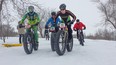 Fat tire bikes are a great choice for exploring snow trails during the winter, as the wide tires offer extra grip and flotation. They can be rented at several locations in the city. (Photo: Tourism Regina/Ashlyn George)