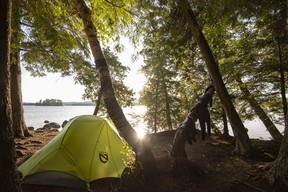 As Saskatchewan families stay close to home for a second summer, tenting has become a very popular pastime. SUPPLIED