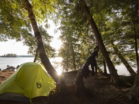 As Saskatchewan families stay close to home for a second summer, tenting has become a very popular pastime. SUPPLIED