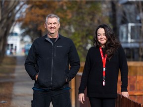 Katelyn Roberts and Dr. Morris Markentin are the co-founders of Sanctum Care Group, a Saskatoon nonprofit that operates a group home for HIV-positive people, a neonatal home for at-risk mothers.