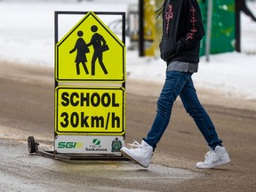 School zones in Saskatoon will be in effect year-round, seven days a week from 7 a.m. to 7 p.m. starting in 2022 following a vote by Saskatoon city council on Nov. 22, 2021.