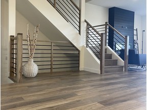 Luxury vinyl plank has become a stylish go-to option for builders and renovators thanks to its durability and beauty. As a hard-surface flooring with realistic wood grains, it brings a warmth to the space while also being tough enough to stand up to every day wear. PHOTO: WESTERN CARPET ONE