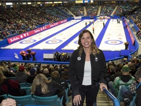 Team Canada chef de mission Catriona Le May Doan returned to Saskatoon, where she grew up, to watch the Olympic curling trials and welcome Canada's first team members for the 2022 Winter Olympics in Beijing, China. (Michael Burns/Canadian Olympic Committee)