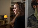 Allyson Glenn stands for a photograph at her studio in Saskatoon, SK on Friday, Dec. 17, 2021.