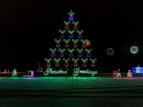 ight installations were displayed at BHP Enchanted Forest at the Saskatoon Forestry Farm Park in Saskatoon, Sask. on Thursday, November 18, 2021.
