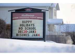 Classes are set to resume at schools around Saskatchewan next week following the winter holiday break.