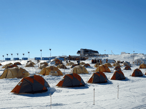 The Princess Elisabeth Polar Station in Antarctica in 2009.