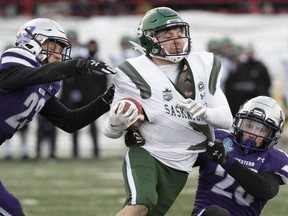 The big trophy, which last felt Huskie hands in 1998, is headed to Ontario after the Western Ontario Mustangs beat the Huskies 27-21 in Saturday's national university football final at Quebec City's Telus Stadium