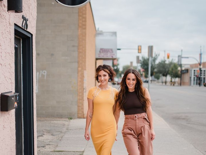  Sisters and best of friends Tash Fulcher Gagnon (left) and Anna Fulcher Gagnon opened Pretty Young Thing Studios in Riversdale in August 2021. Photo by Emma Love Photography.