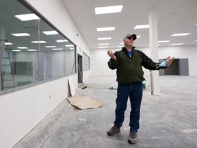 Todd Holmquist, Executive Director, Saskatoon Wildlife Federation, gives a tour of their almost complete multi-purpose building. Photo taken in Saskatoon on Friday, Jan. 14, 2022.