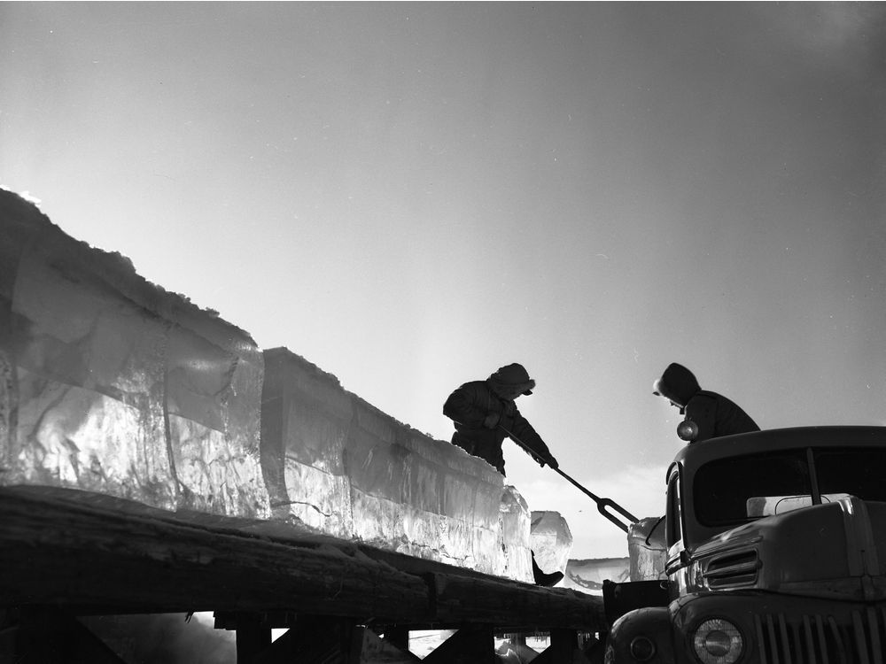 Throwback Thursday Ice harvest Toronto Sun
