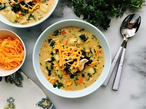 Chicken and gnocchi chowder