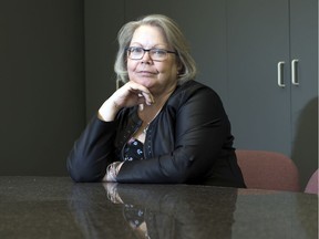 Lori Johb, president of the Saskatchewan Federation of Labour, poses in the boardroom at the head office in Regina. TROY FLEECE / Regina Leader-Post