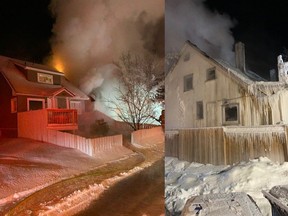 Saskatoon Fire Department was called to a fire in a home in the 400 block of Avenue R South on Dec. 31, 2021.