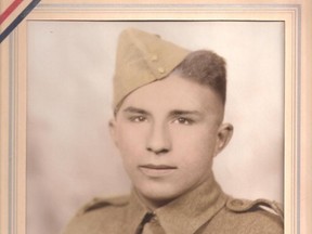 Louis Roy, seen in an undated handout photo, enlisted in the army in 1942 when he was 21 and became a member of the Saskatoon Light Infantry. Roy would fight in England, Africa and Italy during the Second World War. (Saskatoon StarPhoenix).