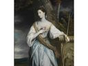 Portrait of Anne Dashwood (1743-1830) painted by Sir Joshua Reynolds in 1764.