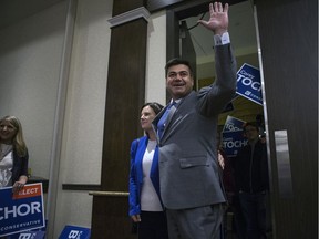 Saskatoon-University MP Corey Tochor pictured when he ran for the Conservatives during the 2019 election.
