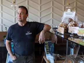 rew Elder, owner of Earthbound Bakery has noticed increased cost and limited supplies. Photo taken in Saskatoon, SK on Thursday, March 10, 2022.