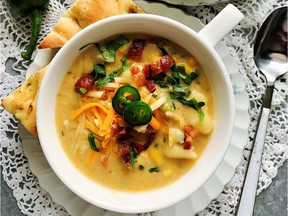 Clam Chowder with Corn and Jalapeno