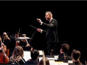 Music Director Eric Paetkau prepares for his final performance with the Saskatoon Symphony Orchestra.