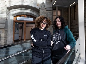 University of Saskatchewan Student's Union representatives Dalia Hassan, left, and Arriana Mclean say students don't have enough one-on-one time with instructors.